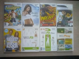 8 juegos Wii, Dora, Jillian Michaels, Nerf, Star Wars, The Biggest Loser - Imagen 1 de 4