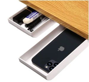 2-Pack Desk Pencil Drawer Organizer, Pop-Up Student Storage Hidden Desktop Drawe - Picture 1 of 4