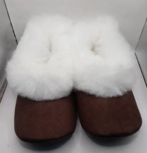Unisex Peruvian slippers - soft - winter warm natural alpaca fur - Picture 1 of 6