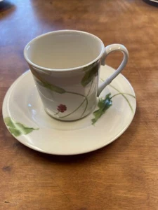 Mikasa Optima CLASSIC CALLA Y4109 Flat Cup & Saucer Set 1 ea 12 available - Picture 1 of 3