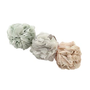 3pcs Bath Balls Large Bath Sponge Ball Mesh Scrubber Random Puff - Picture 1 of 12