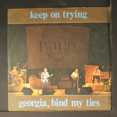 POCO: keep on trying / georgia bind my ties ABC 7" Single 45 RPM Italy - Image 1 of 4