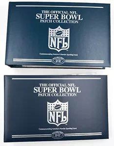 NFL 1967-2018 Super Bowl Patch Collection 2 Patches Binders - Picture 1 of 6
