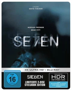 Sieben Steelbook, 4K Ultra HD Blu Ray Edition NEU & OVP - Imagen 1 de 1