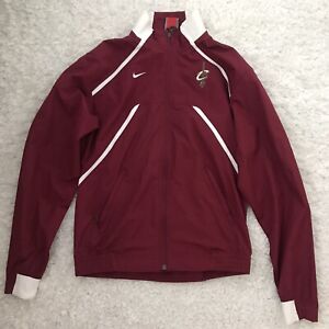 Nike Fit Storm Team Authentic Gear Cleveland Cavaliers Burgundy Jacket Small