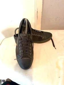Dolce & Gabbana Men's Grey Suede/Leather Lace-Up Sneakers UK 7/EU 41 & US 8 - Picture 1 of 10