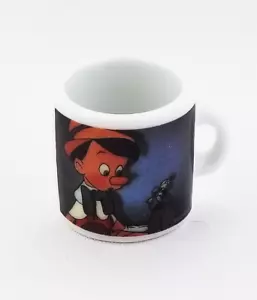 Disney "PINOCCHIO" Tazza da caffè in miniatura da collezione NUOVA - Foto 1 di 2