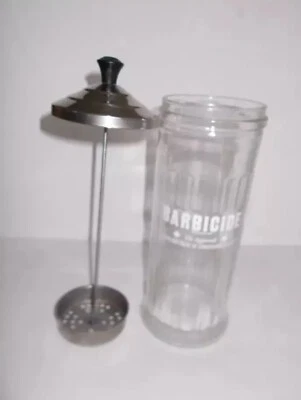 BARBERO SALÓN DE BELLEZA BARBICIDA HERRAMIENTA DESINFECTANTE TARRO DE VIDRIO 21 OZ Foto 1 de 2