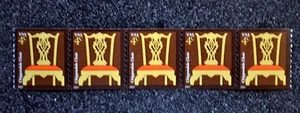 2007USA #3761 4c Chippendale Chair - Coil Strip of 5 Mint NH - Picture 1 of 1