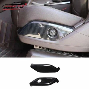 Adjust Handle Panel ABS Carbon Fiber Car Seat Cover Trim For Benz GL ML 2012-15 - Picture 1 of 5