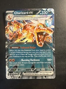 Pokémon Charizard ex 125/197 2024 Escarlata Violeta Obsidiana Llamas Holográficas - Imagen 1 de 6