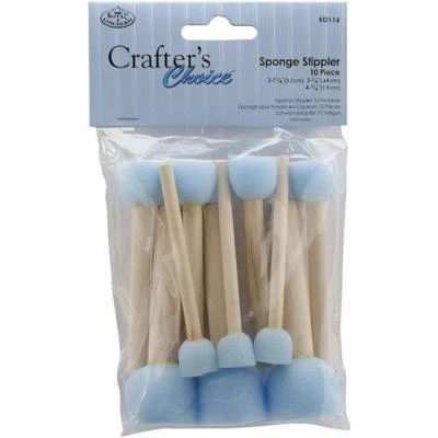 Royal & Langnickel Crafter's Choice Sponge Stippler Set - 10pcs