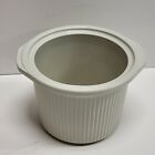 ORIGINAL WHITE - Removable Insert Bowl Liner for RIVAL Crock Pot 3.5 QT 3150/2