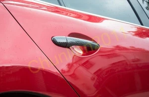 Borde de cubierta de manija de puerta para Mazda CX-5 2017-2021 8 piezas recubierto de fibra de cartón - Imagen 1 de 6