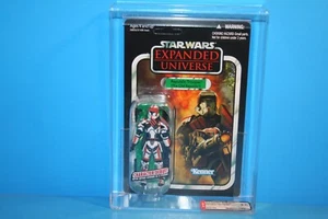 STAR WARS 2012 AFA GRADED MINT ON CARD TVC REPUBLIC TROOPER FIGURE WEAPON - Picture 1 of 12