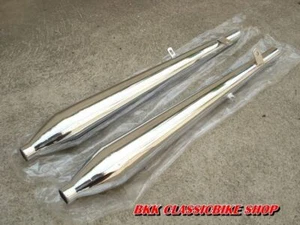 HONDA SuperHawk 305 250 CB72 CB77 Exhaust muffler silencer 1 PAIR / Brand New - Picture 1 of 6