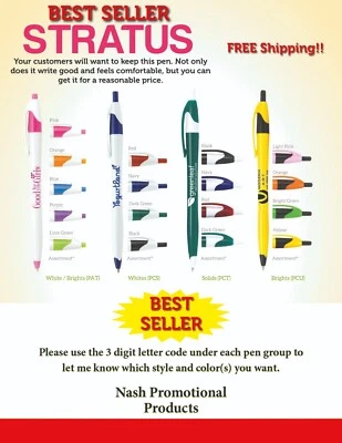 Plumas de tinta promocionales 500 - Bajo costo - Envío gratuito - Logo personalizado - Personalizadas Foto 1 de 4