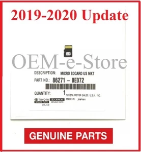 2014-2019 Toyota Corolla Highlander Navigation Micro SD card U.S MEX Map Update - Picture 1 of 6