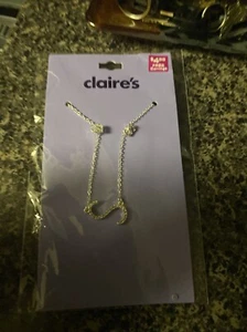 S Initial Necklace With Stud Earrings  - Picture 1 of 3