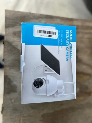 ANRAN Q01 Wireless Outdoor 360° 2K Solar IP Network Bullet Camera - Image 1 of 4