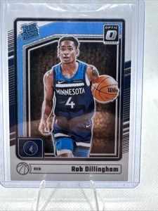 2024-25 Donruss Optic Rated Rookie Rob Dillingham RC Minnesota Timberwolves #259 - Picture 1 of 3