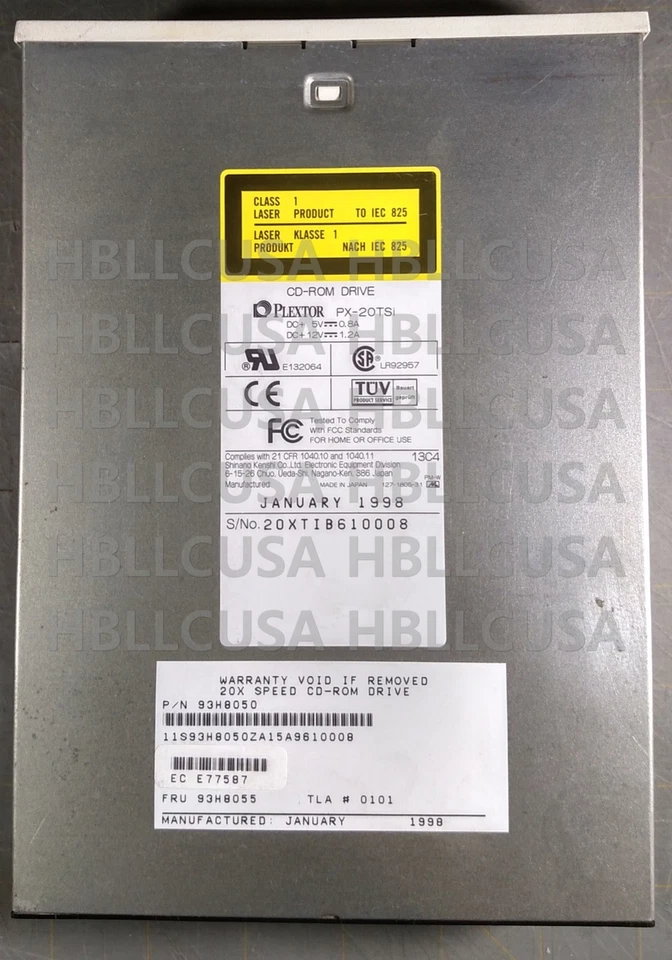 IBM 93H8050 93H8055 PX-20TSI 12-20X CD-ROM  68-PIN RS/6000 Risc FC 2619 - Tested - Image 1 of 4