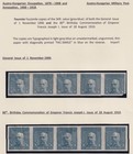 Bosnia & Herzegovina Stamps 1906-1910 5k Imperf Strips Fournier Copies