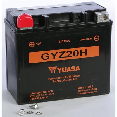 Yuasa Battery GYZ20H Sealed Factory Activated YUAM72RGH - Изображение 1 из 4