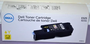 Genuine Dell 3581G Yellow Toner Cartridge 1400 Pages for E525 Series - New Other - Picture 1 of 5