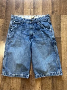 Vintage Levi’s K1155 12/2006 Denim Carpenter Jean Shorts Size 18 Reg Skater (30) - Picture 1 of 15