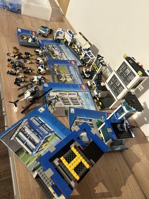Lego City Police Headquarters Vehicles Bikes Buildings Figures Bundle - Image 1 of 4