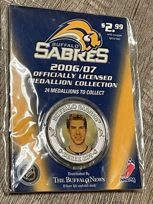 Moneda Derek Roy Buffalo Sabres Equipo de Hockey NHL 2006/2007 Colección Medallion Foto 1 de 4