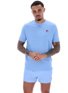 T-shirt uomo Fila vintage FILA girocollo cotone soleggiato 2 maglietta in blu Vista - Foto 1 di 11