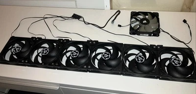 Fans Crypto Mining PC case Fans Set BTC - Image 1 of 4