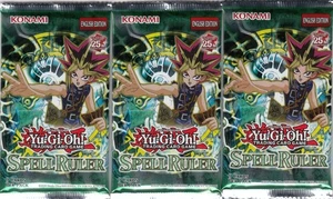 YUGIOH - LC01 3 X SPELL RULER SEALED BOOSTER PACKS - 25TH EDITION - Picture 1 of 1