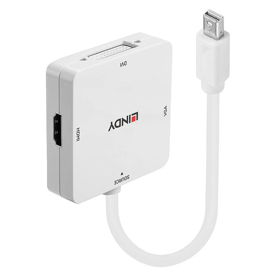 41035 Lindy Mini-dp 1.2 an HDMI 4k30/dvi/vga Adapter D
