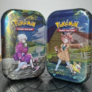 Pokemon Crown Zenith Mini Tins x2 TCG Yamper & Hatenna New Sealed - Picture 1 of 3
