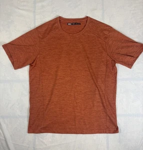REI Co-op Short Sleeve Shirt Mens Medium Base Layer Orange - Picture 1 of 6