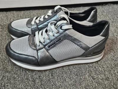 Michael Kors Billie Trainer Metallic Size 9 (Women) Sneakers - Image 1 of 4