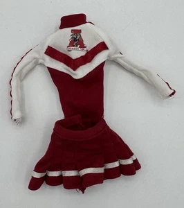 University of Alabama Barbie Cheerleading Outfit Uniform Crimson Tide - Bild 1 von 3