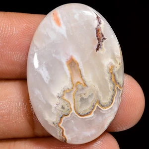 Cabujón Natural Rosita Jaspe Forma Ovalada Piedra Preciosa Suelta 30 Ct 31X21X5 mm - Imagen 1 de 1