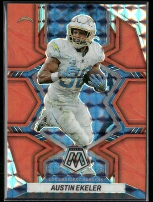 2022 Panini Mosaic - Austin Ekeler #102 Mosaic Reactive Orange Prizm - Image 1 of 2