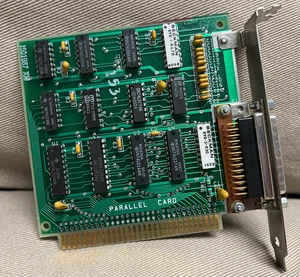IBM 5150 5160 Model 1501987 XM Parallel Port Adapter 8 bit ISA Card - TESTED - Picture 1 of 5