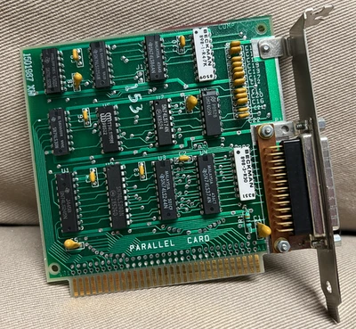 IBM 5150 5160 Model 1501987 XM Parallel Port Adapter 8 bit ISA Card - TESTED - Image 1 of 4