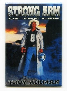 IMÁN DE PÓSTER NEVERA TROY AIKMAN - COSTACOS BROTHERS 2""x3"" (vaqueros de Dallas) - Imagen 1 de 5
