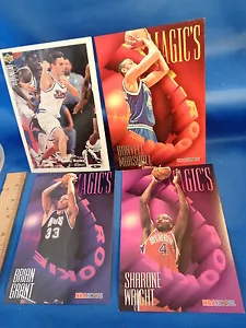1995-96 NBA HOOPS BASKETBALL - MAGIC's ALL ROOKIES (4) JUMBO CARDS * LQQK * - Picture 1 of 2