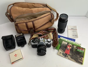 Canon AE-1 Program INFO : Manual Operation , Auto , 35MM Film Lens HOYA Filter - Picture 1 of 11