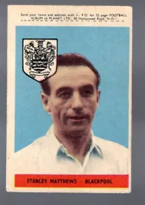 Stanley Matthews 1958-59 A&BC Footballers #61 RC Planet LTD - Picture 1 of 2