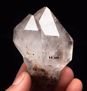 151.8g  NATURAL Unique skeletal Elestial QUARTZ Crystal Point Specimen - Picture 1 of 12