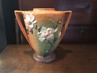 AUTHENTIC & SIGNED ROSEVILLE POTTERY MAGNOLIA TWO HANDLE TALL VASE NO RESERVE